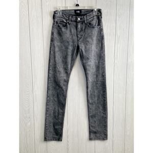 Paige Lenox Black Gray Slim Fit Jean Size 28 NWOT
